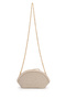 Half Moon Portfolio Women's Crossbody Bag with Wrist Strap Luna Straw Beige - 2