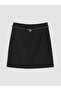Rmz Gi̇yi̇m Farkiyla Belted A-Line Mini Skirt - 6