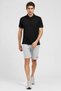 Men Sportswear Fit Short Sleeve Outdoor Polo Shirt, Black - 3
