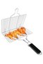 Barbecue Tool Set - Foldable Stainless Steel Outdoor Barbecue Grill, Detachable Square Grill 49.5x32.5x1.5cm