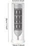 Electric Heater - Fireplace - Heater - Mini Heater - Infrared Heating Panel - White Standing Heater - 2