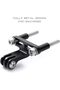 2-Piece Bicycle Handlebar Stand for GoPro, Garmin, Flashlight - All-Metal Bicycle Handlebar Camera Mount with M5*40mm Shoulder Bolt - 3