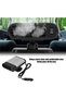 Heater Car Fan Heater Heating Defroster 12V Portable Electric Window Defroster Dryer Windshield Defroster Black Gray - 3