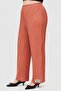Women Regular Fit Textured Wide Leg Pants, Dusty Pink - 2