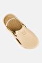 Men Shibui Mule Velcro Closure Sandals, Toasted Almond - 2
