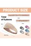 Women's 5-Piece Headband Set – Moisture-wicking Wide Yoga Headband, Non-slip Soft Elastic Sports Headband, Suitable for Training, Running, and the Gym - 2