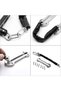 2Pcs Thickened Stainless Steel Security Door Chain Lock, Heavy Duty Anti-Theft Buckle Guard for Home, Apartment and Hotel - 3