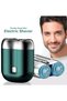 Rechargeable Dual-Blade Electric Body Hair & Beard Trimmer Shaver (Green) - 3