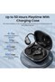 Open-back headphones - Wireless Bluetooth 5.4 sports headphones - With digital display, 50-hour battery life - Suitable for cycling and running - Pink - 5