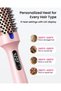 1.5-inch professional heated round brush, The pink version can be used as a curling iron, straightener, and blow-drying brush (for dry hair only) - 6