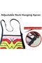 Two-piece set, unisex fun aprons, BBQ aprons, quirky Christmas party gifts for couples - beach style - 4