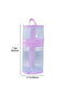 Pencil Case, Transparent Mesh, Cylindrical Vertical Design for Pencils, Markers, Art Supplies, Purple - 3