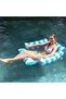 Inflatable Pool Floating Mat Adults Water Rings Floating Beds Toys Swimming Pools Beaches Lakes Summer Parties Blue Rectangular 1 Piece