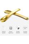 8-Piece gold metal skincare spatula set, mixing spoon for facial mask, cream and lotion - 3