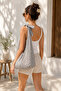 Gingham Gray Shoulder Bag - 6