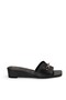 Low Heel Decorative Slide Sandals