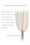 2 Pieces of Sheer Curtains, polyester fiber lace gauze curtains, lightweight, breathable, sui - 2