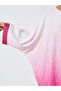 Pink Gradient Printed Batwing Sleeves Kaftan - 4