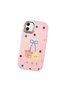 Samsung Galaxy A05 Compatible Case Camera Protector Pink Silicone Couple Phone Case with Bear Pattern - 3