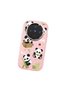 Vivo X300 Compatible Case Camera Protector Pink Silicone Couple Phone Case Panda Pattern - 3