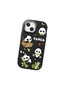 iPhone 13 Compatible Case Camera Protector Black Silicone Couple Phone Case Panda Pattern - 3