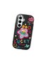 Samsung Galaxy S25 Compatible Case Camera Protector Black Silicone Couple Phone Case Heart Pattern - 3