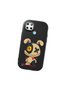 Realme C25Y Compatible Case Camera Protector Black Silicone Couple Phone Case with Character Pattern - 3