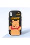Samsung Galaxy A30 Compatible Case Camera Protective Black Silicone Couple Phone Case Bear Patterned