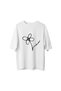 Women Oversized T-Shirt Floral Pattern Printed Relaxed Fit Short Sleeve Round Neck Casual Daily Wear Modern - 2