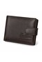 Premium Genuine Leather Wallet for Men – Stylish Bifold Wallet with Secure Button Closure