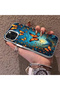 iPhone 13 Pro Compatible Silicone Edge Hard Back Case Couple Phone Case Butterfly Pattern - 2