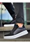 Zrk-X46 High Quality Parachute Fabric Black and White High Sole Sneakers - 3