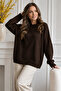 Knitwear Tunic R4517 Brown