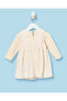 Infant Girls Beige Printed 2 Piece Dress Set - 4