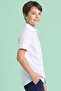 Solid Shirt with Classic Collar and Short Sleeves - 3
