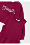 Girl's Embroidered Sweatshirt Dress Set 4917 - 5