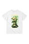 Printed Men's T-Shirt with Partly Characteristic Slogan Text - 2