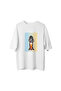 Men's Oversize T-Shirt Astronaut Skateboard Print Bold Line Art Dynamic Space Theme Casual Comfortable Modern - 2