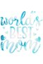 Women's Oversize Short Sleeve T-Shirt the Best Mom in the World Printed Heart Motif Relaxed Fit Casual - 3