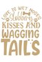 Dog Love Makes Hair Fly Printed Women's T-Shirt - 4