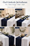 Bohemian Crinkled Look Tablecloth and Runner Set of 2 – with Different Options, for Dinners, Promises, and Special Occasions - 5