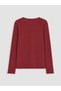 Crew neck t-shirt with window detail for girls - 3
