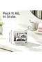 1 Dubai landmark hand-painted cosmetic bag pattern random portable keychain zipper storage bag lipstick headset card package travel souvenir gift W571 - 8