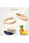 Pineapple eye pouch 2-piece set, stainless steel, suitable for strawberries, pink. - 2
