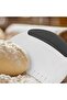 2-piece dough cutter set, stainless steel serrations, black. - 3