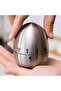 Stainless steel egg timer, mechanical kitchen tool. - 5