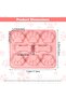 Two-piece pet silicone mold set, paw and bone shaped, light pink. - 2