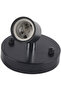 E27 180掳 rotatable black lamp holder. - 2