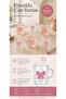 Set of 6 Pink Bow Glass Cups 200 ml – Coffee and Soft Drink Glasses - 2