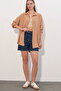 Women's Aerobin Oversize Shirt 20402 - Biscuit - 2